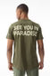 JORDAN CRAIG PARADISE T- SHIRT - OLIVE