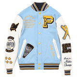 PELLEPELLE VARSITY JACKET - 422-37474 - LT.BLUE