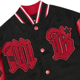PELLEPELLE VARSITY JACKET - 422-37475 - BLACK / RED