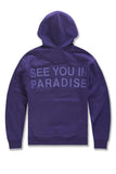 JORDAN CRAIG PARADISE TONAL PULLOVER HOODIE - 8862H - COURT PURPLE