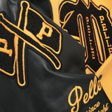 PELLEPELLE VARSITY JACKET - 422-37475 - BLACK /GOLD