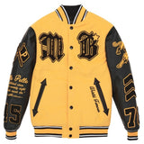 PELLEPELLE VARSITY JACKET - 422-37475 - BLACK /GOLD