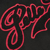 PELLEPELLE VARSITY JACKET - 422-37475 - BLACK / RED