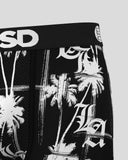 PSD BOXER BRIEF "LA PALMS" - 425180043 - BLACK / WHITE