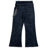 KIDS ELITE SKULL PREMIUM HEAVY GSM FLEECE SET - 4319JR - WASH BLACK