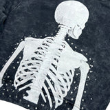 KIDS ELITE SKULL PREMIUM HEAVY GSM FLEECE SET - 4319JR - WASH BLACK