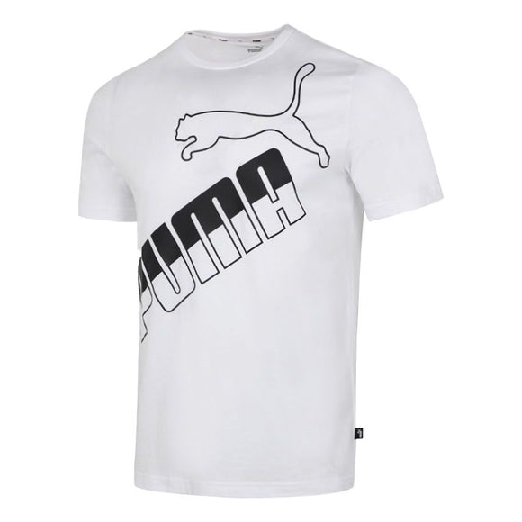 PUMA BIG LOGO T-SHIRT - 58577102 - WHITE