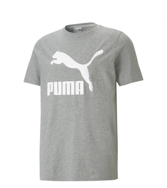 PUMA CLASSIC LOGO T-SHIRT - 53008803 - GREY