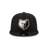 NEW ERA SNAPBACK 9FIFTY - MEMPHIS GRIZZLIES - 60580929 - BLK/WHT