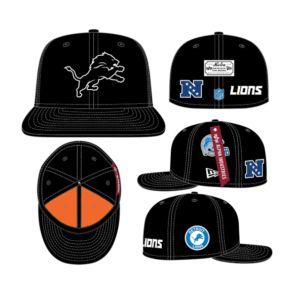 NEW ERA FITTED 59FIFTY ALPHA INDUS - DETROIT LION - 60692334