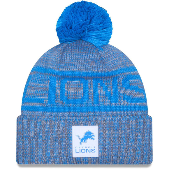NEW ERA DETROIT LION 2025 SIDLINE POM KNIT - 60733948