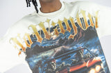 REBEL MIND "NO WAY OUT" RHINESTONE T-SHIRT - 610-11138 - CREAM