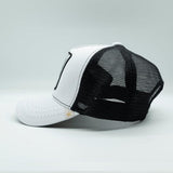 GOLDSTAR TRUCKER HAT - GS1006- WHT/BLK