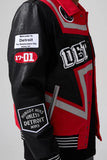 JORDAN CRAIG DETROIT PITCREW VARSITY JACKET - 91652 - RED
