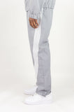 REBEL MINDS STRIPE NYLON PANTS - A00-14405 - GREY