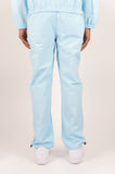 REBEL MINDS STRIPE NYLON PANTS - A00-14405 - LT BLUE