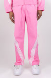 REBEL MINDS STRIPE NYLON PANTS - A00-14405 - PINK