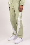 REBEL MINDS STRIPE NYLON PANTS - A00-14405 - SAGE