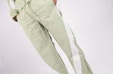 REBEL MINDS STRIPE NYLON PANTS - A00-14405 - SAGE
