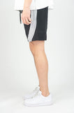 REBEL MINDS STRIPED NYLON SHORTS - A00-14905 - BLACK