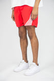 REBEL MINDS STRIPED NYLON SHORTS - A00-14905 - RED