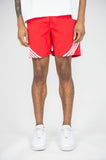 REBEL MINDS STRIPED NYLON SHORTS - A00-14905 - RED