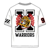 (B) REBEL MIND X WARRIORS T-SHIRT - 851-B173 - WHITE