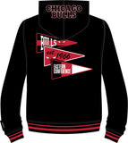 PRO STANDARD CHICAGO BULLS TEAM PENNANTS HOODIE - BCB5515845 - BLK