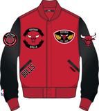 PRO STANDARD CHICAGO BULLS VARSITY JACKET - BCB6516539 - RED/BLK