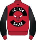 PRO STANDARD CHICAGO BULLS VARSITY JACKET - BCB6516539 - RED/BLK