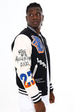 BLACK PHARAOH VARSITY JACKET - BH-004 - BLACK