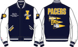 PRO STANDRD INDIANA PACERS TEAM PENNANTS WOOL VARSITY JACKET - BIP6515709 - NAVY