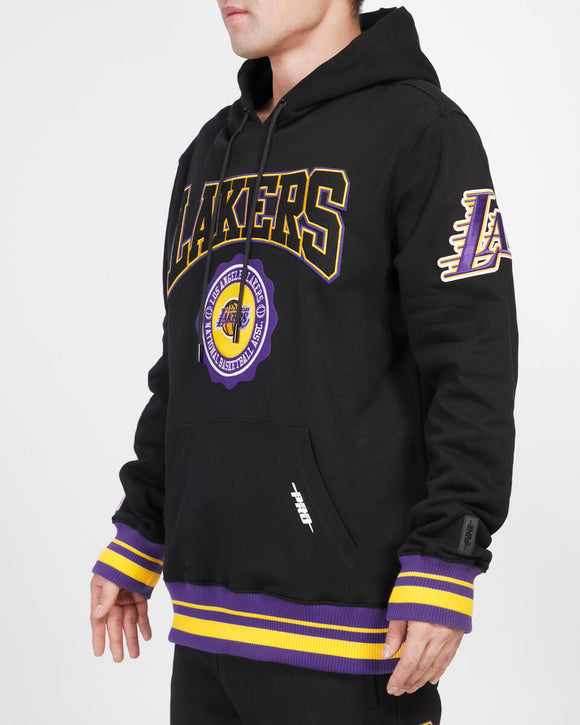 PRO STANDARD LOS ANGELES LAKERS CREST EMBLEM HOODIE - BLL559973- BLK