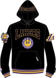 PRO STANDARD LOS ANGELES LAKERS CREST EMBLEM HOODIE - BLL559973- BLK