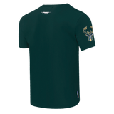 PRO STANDARD MILWAKEE BUCKS TEE - BMB1515401 - FOREST GREEN