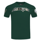 PRO STANDARD MILWAKEE BUCKS TEE - BMB1515847 - FOREST GREEN