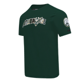 PRO STANDARD MILWAKEE BUCKS TEE - BMB1515847 - FOREST GREEN