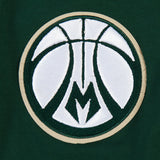 PRO STANDARD MILWAKEE BUCKS TEE - BMB1515847 - FOREST GREEN