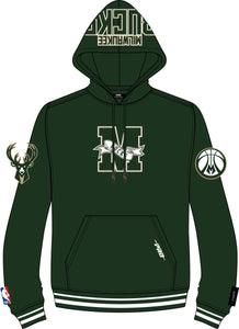 PRO STANDARD MILWAUKE BUCKS HOODIE - BMB5515748 - OLIVE