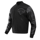PRO STANDARD NYW YORK KNICKS JACKET - BNK653450 - BLACK
