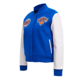 PRO STANDARD NYW YORK KNICKS JACKET - BNKH55277 - BLUE/ORANG/WHITE