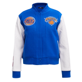 PRO STANDARD NYW YORK KNICKS JACKET - BNKH55277 - BLUE/ORANG/WHITE