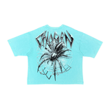CHOSEN "SPIDER" OVERSIZE T-SHIRT - CS6114 - TEAL