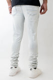 DISASTER SUPER STRETCH SKINNY JEAN - DZTR-437 - ICE BLUE