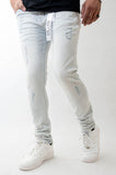DISASTER SUPER STRETCH SKINNY JEAN - DZTR-437 - ICE BLUE