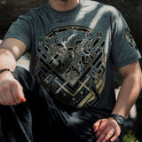 AMERICAN FIGHTER T SHIRT - FM15074 -DOLTON