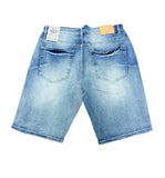 BLEECKER & MERCER DENIME SHORT - DS2561- ICE BLUE