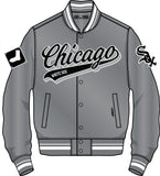 PRO STANDARD CHICAGO WHITE SOX STAIN JACKET - LCW6314456 - GREY