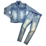EXIT DENIM JEANS SET - EX-038SET - VINTAGE