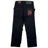 (B) EXIT DENIM JEANS - EX-25093 - BLACK